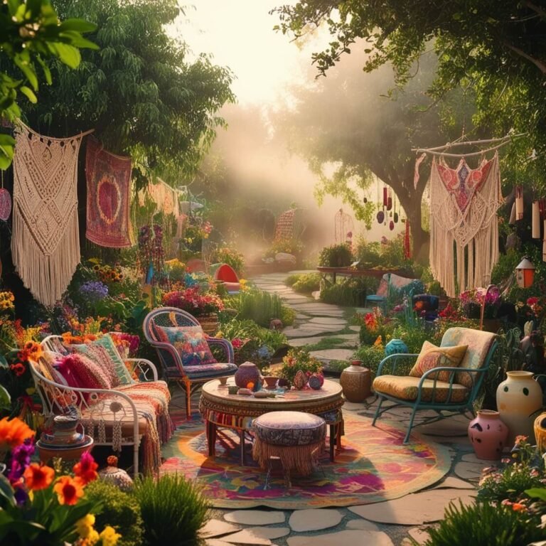 Bohemian Bliss: Creative Hippie Garden Aesthetic Tips for Free Spirits