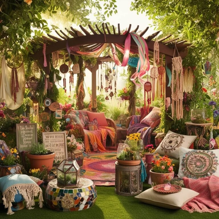Idées de Créations Hippie pour le Jardin 2025 : Alliez Créativité et Nature