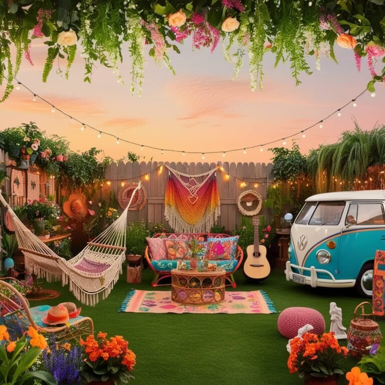La Magie du Jardin Hippie : Créez un Paradis Bohème avec ces Tendances 2025