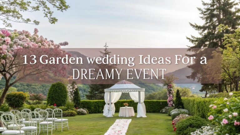 13 Impressive Garden Wedding Ideas for Your Special Day